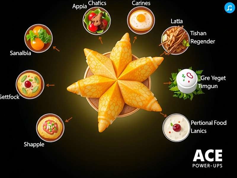 Various regional Indian food items used as power-ups in Indian Fusion Ace